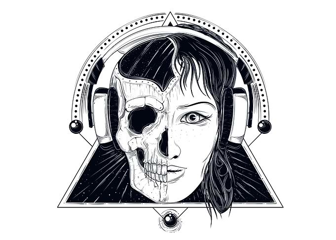illustration woman face