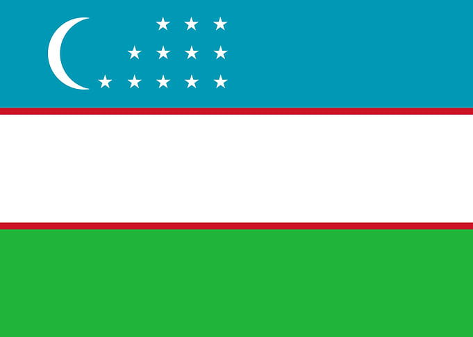 Uzbekistan Flag