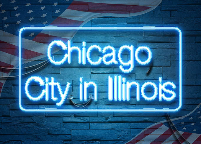 Chicago City in Illinois