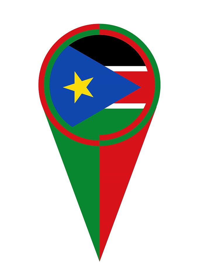 South Sudan Pointer Flag