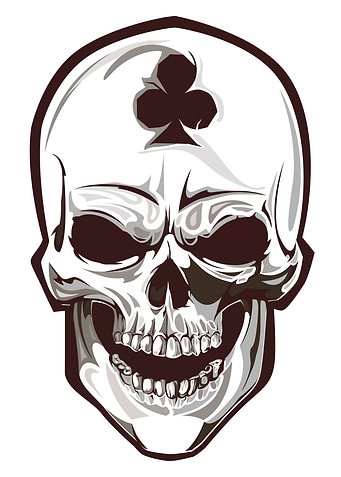 Skull Club White