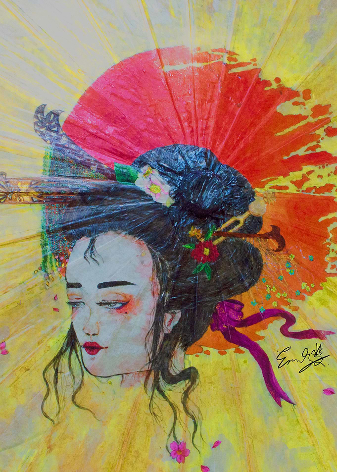 Sunset and Geisha