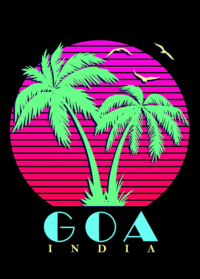Goa Inida Pink Sunset