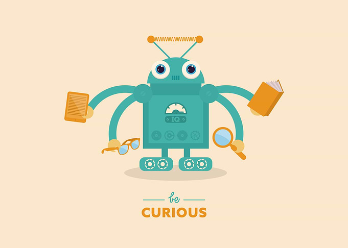Curious robot