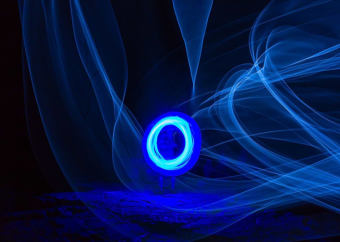 Blue Halo Wisps
