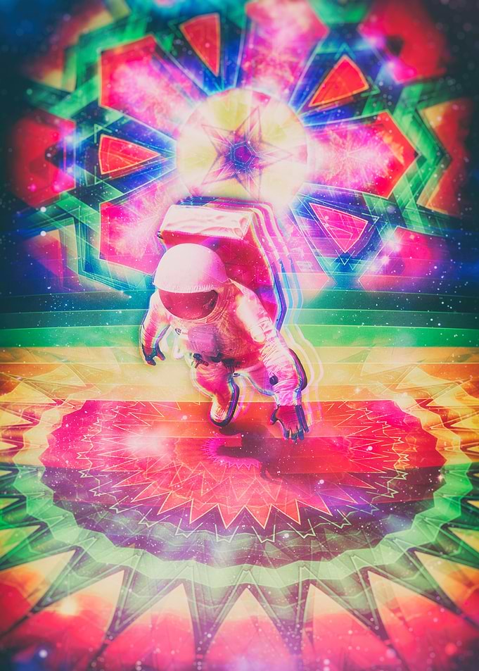 Trippy Astronaut