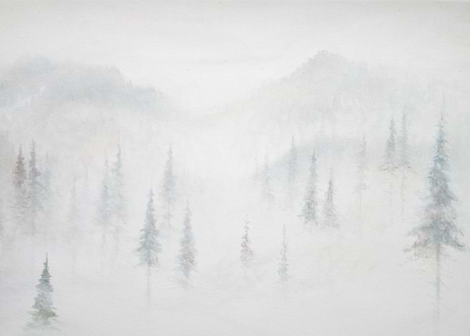 Fog in the mountains