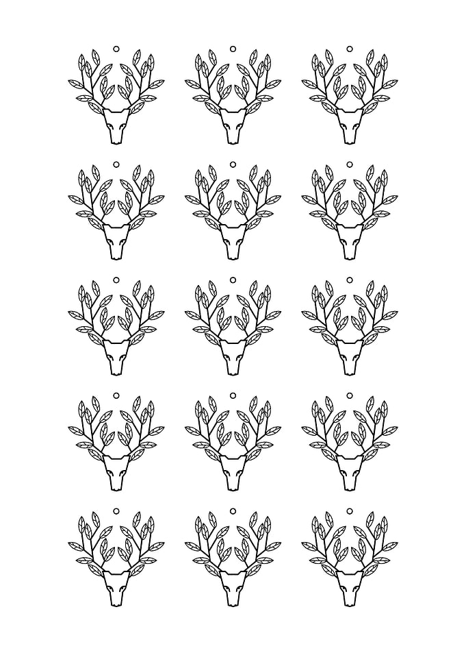 Antlers pattern