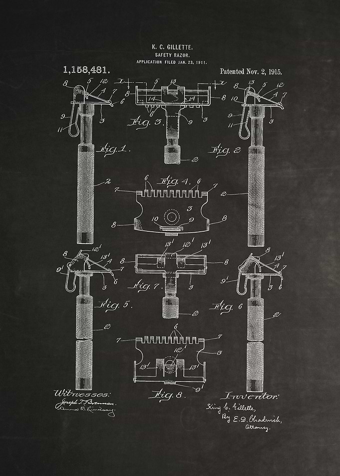 Safety Razor Patent