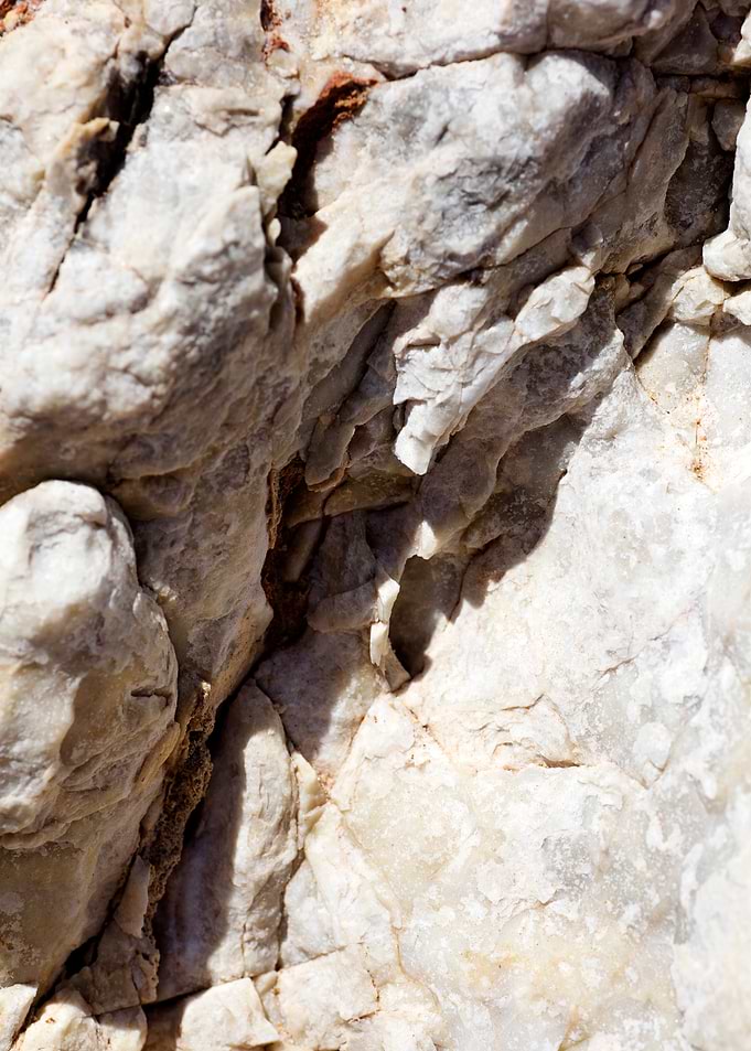 Sea rocks macro fine print