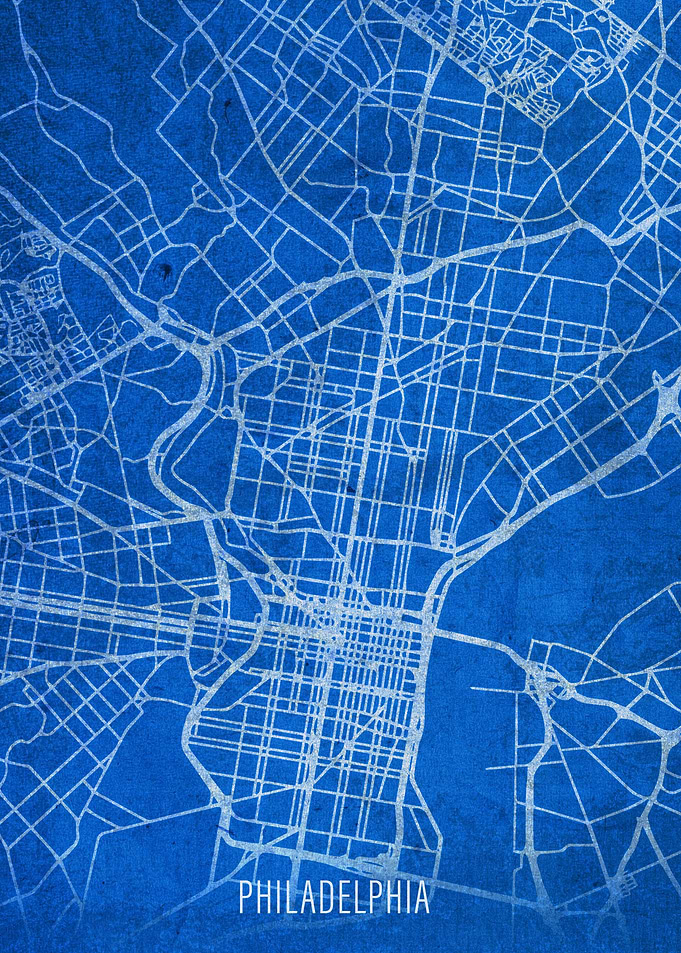 Philadelphia Penn City Map