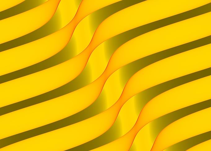 faceted shiny gold stripes
