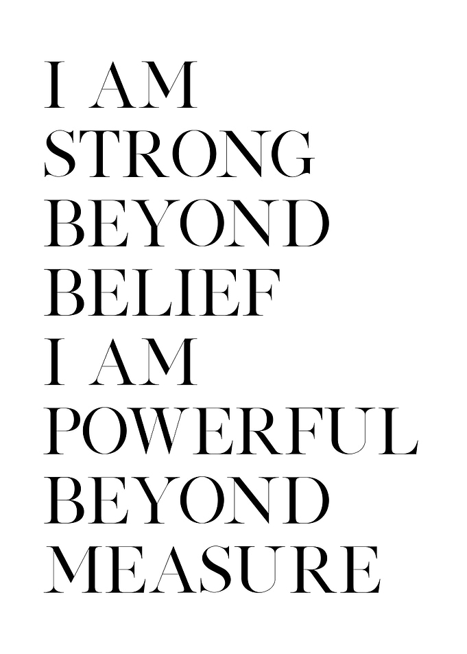 Strong and Powerful