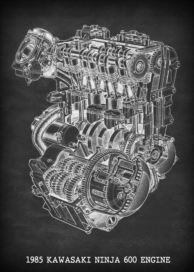 1985 KAWASAKI NINJA 600