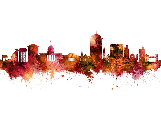 Montgomery Alabama Skyline