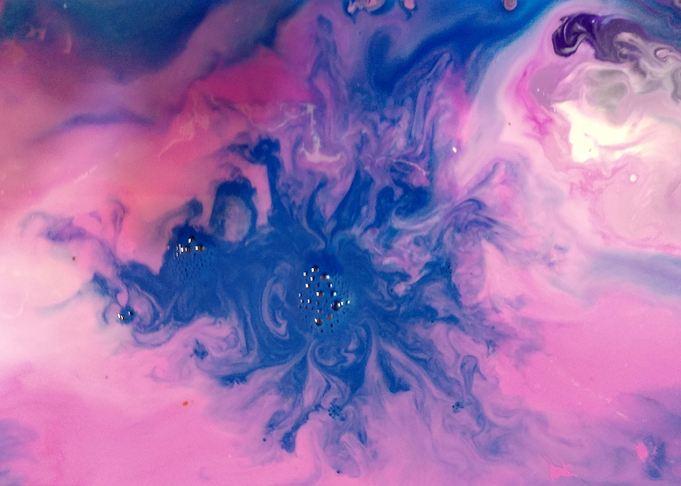 Blue Flower On Sky