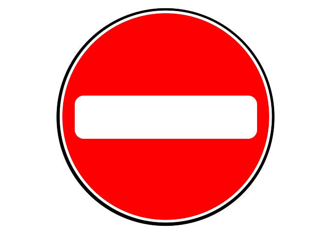 No Entry Sign