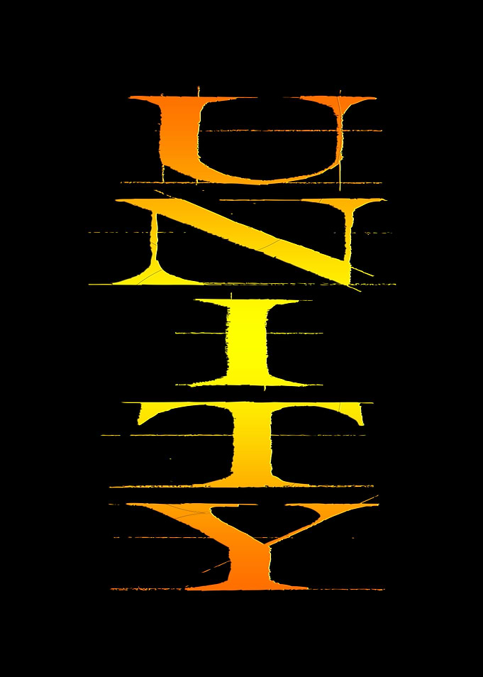 Unity text design trendy