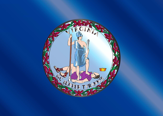 Flag of Virginia Gloss