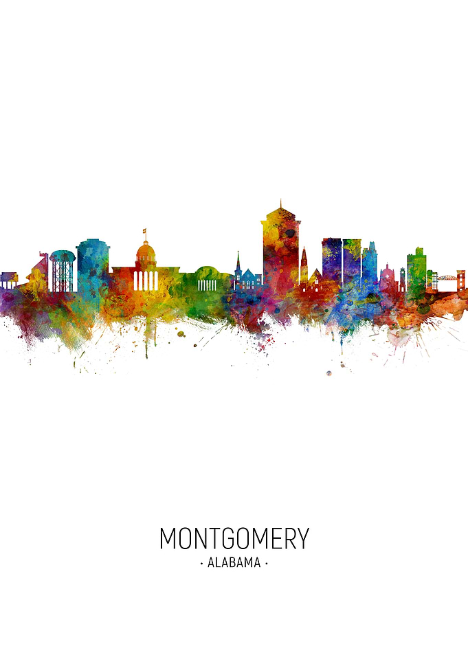 Montgomery Alabama Skyline