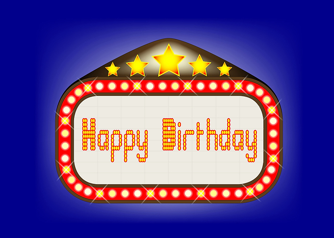 Happy Birthday Marquee