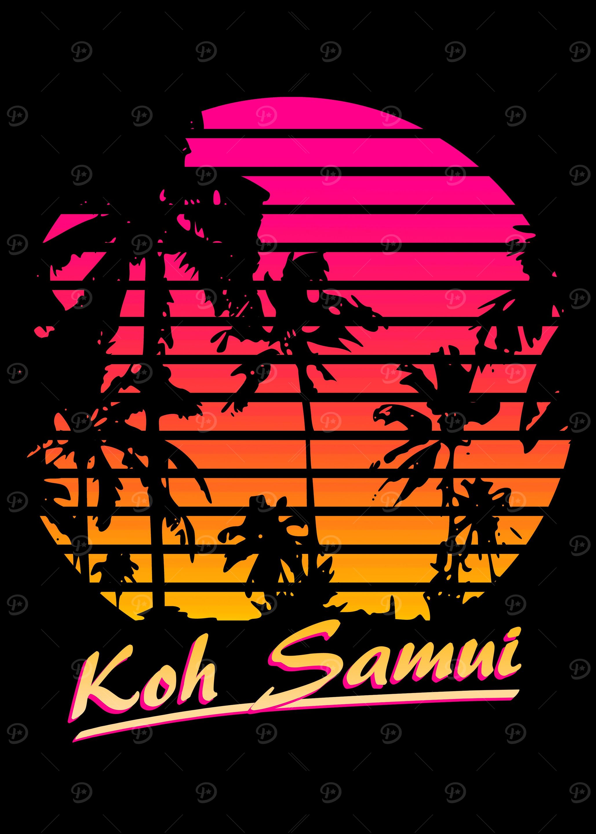 Koh Samui 80s Sunset