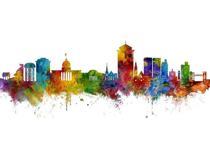 Montgomery Alabama Skyline