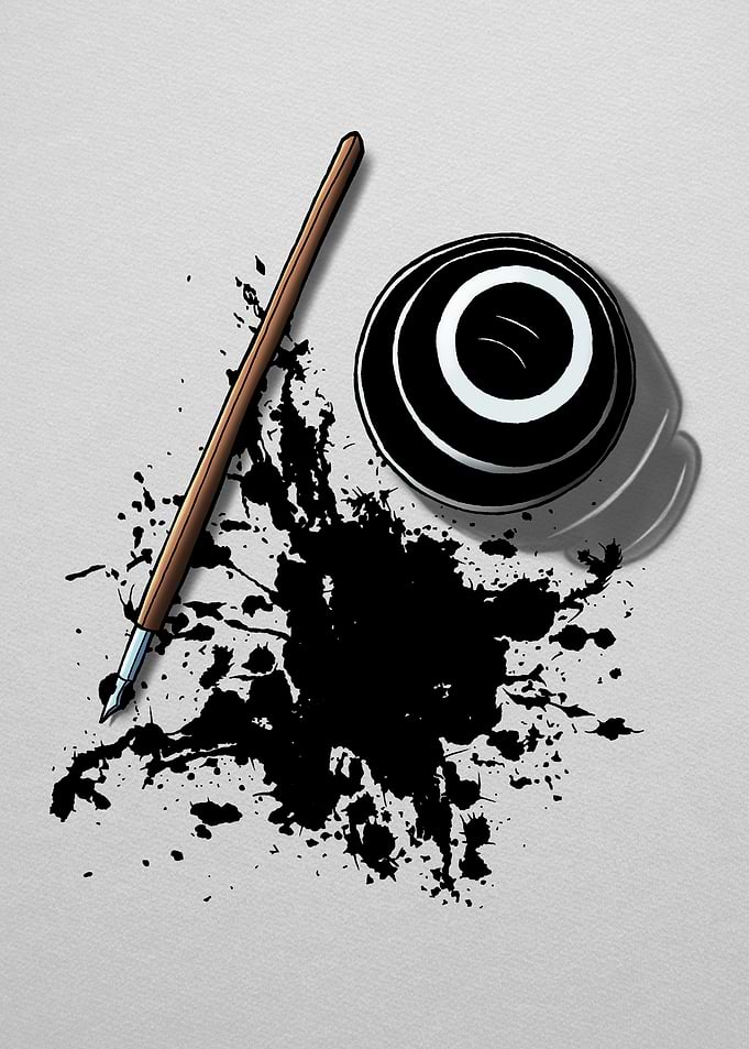 The ink incident