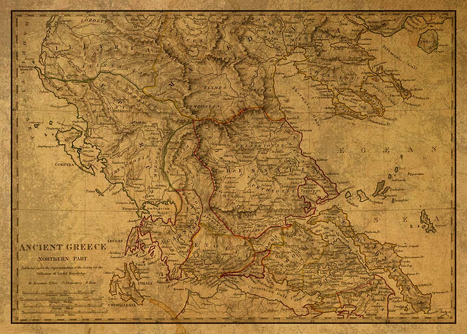 Greece Map Northern Region