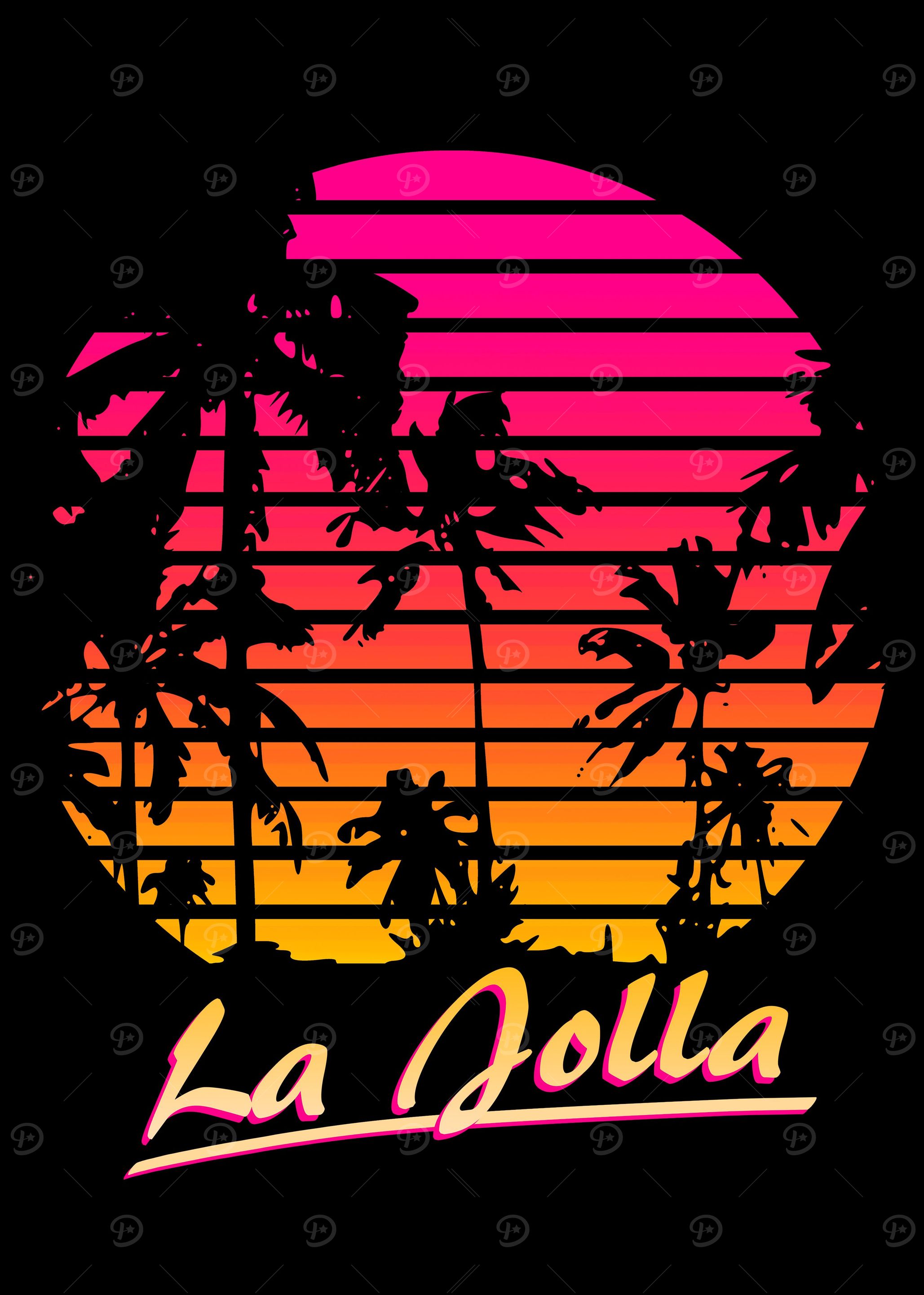 La Jolla 80s Sunset