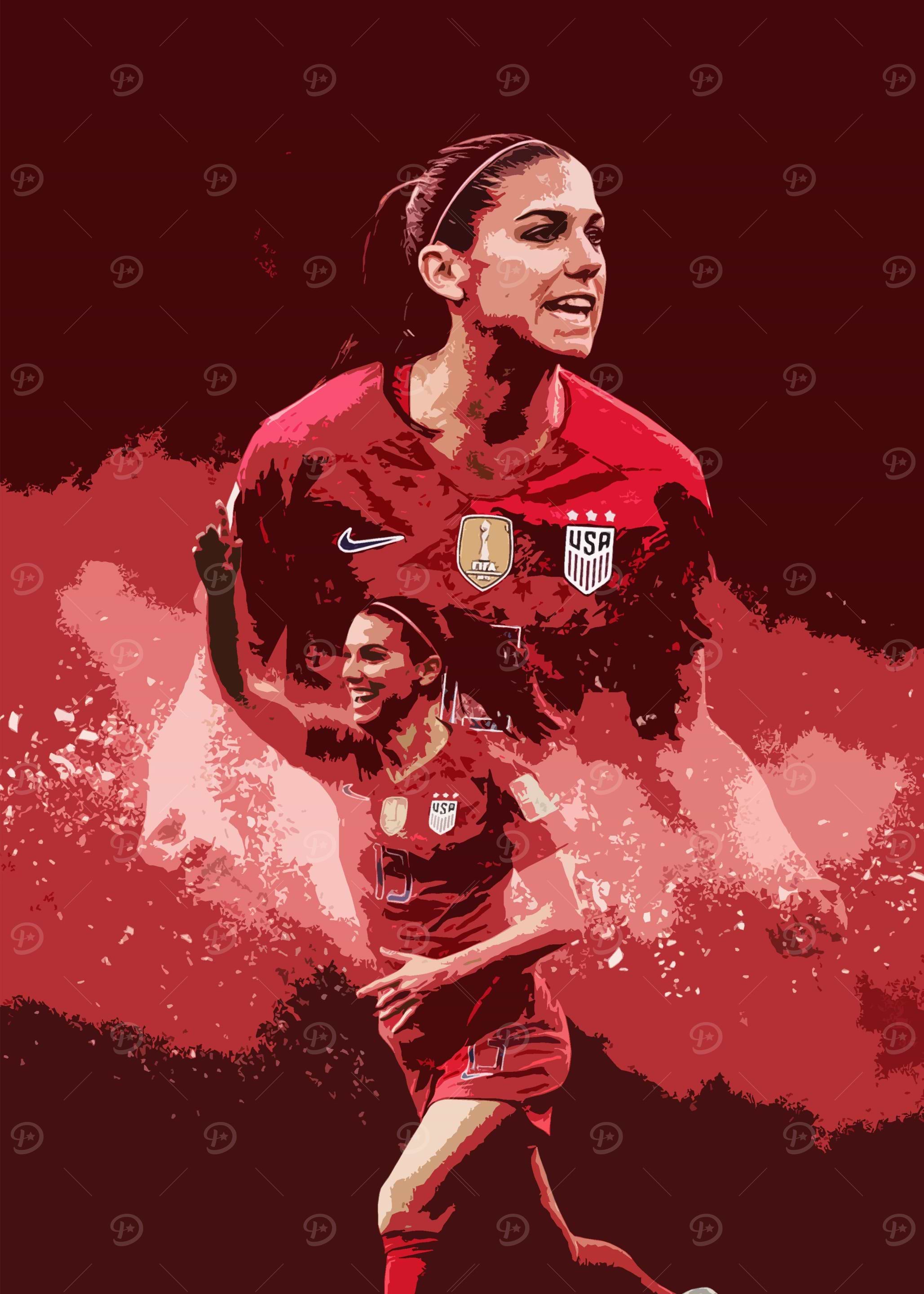 Alex Morgan Painting