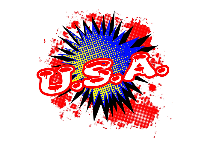 USA Comic Exclamation