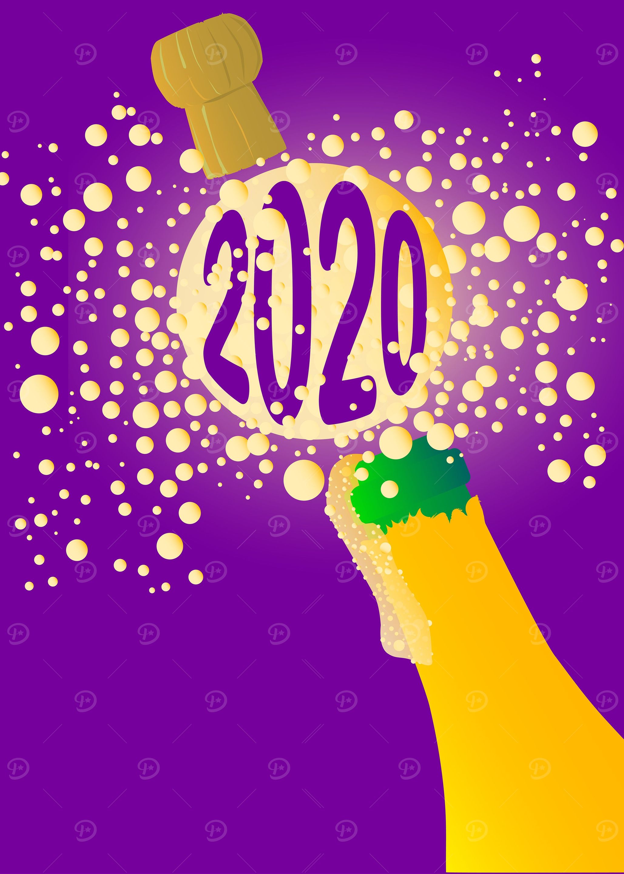 Bubbly New Year 2020