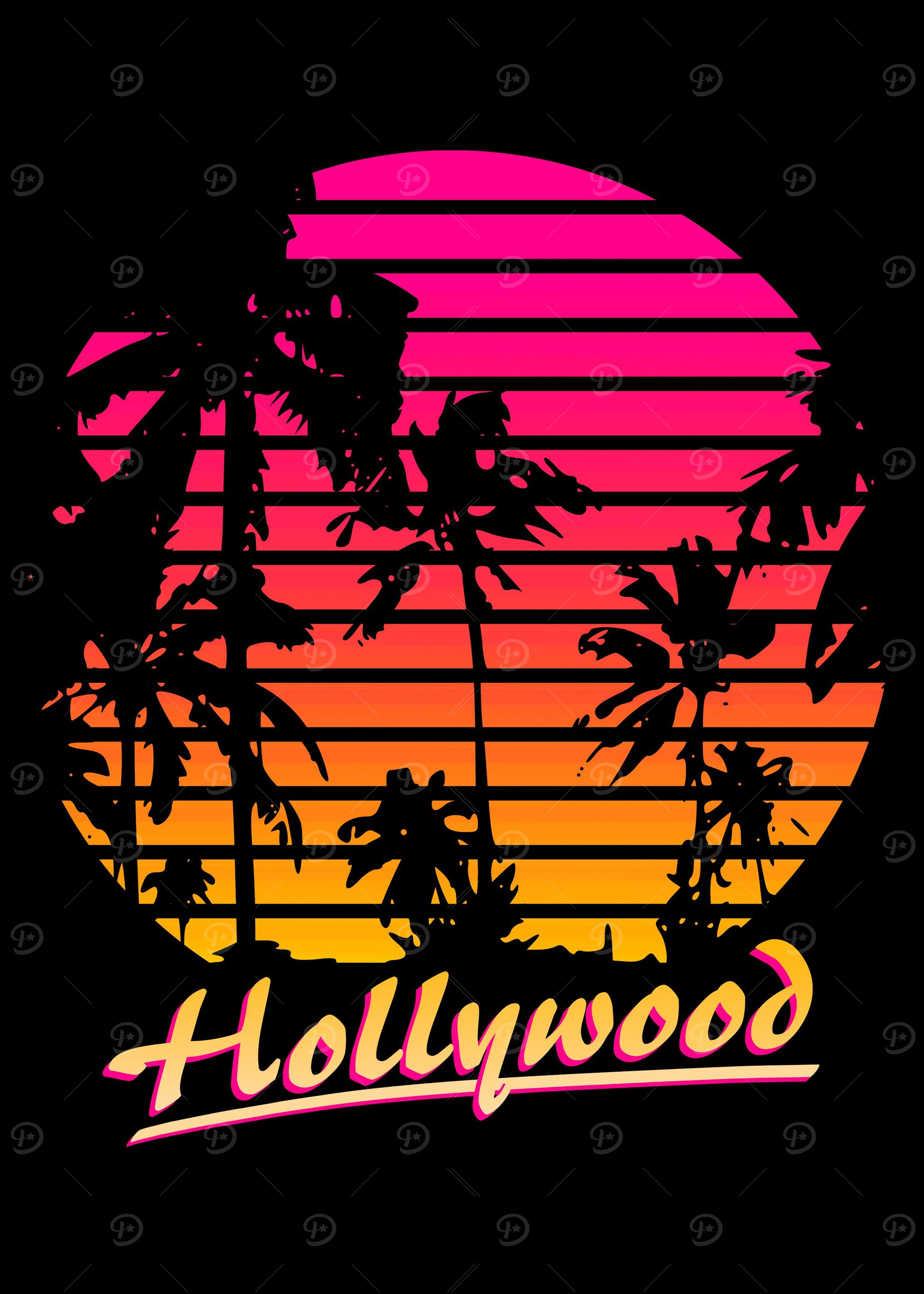 Hollywood 80s Sunset