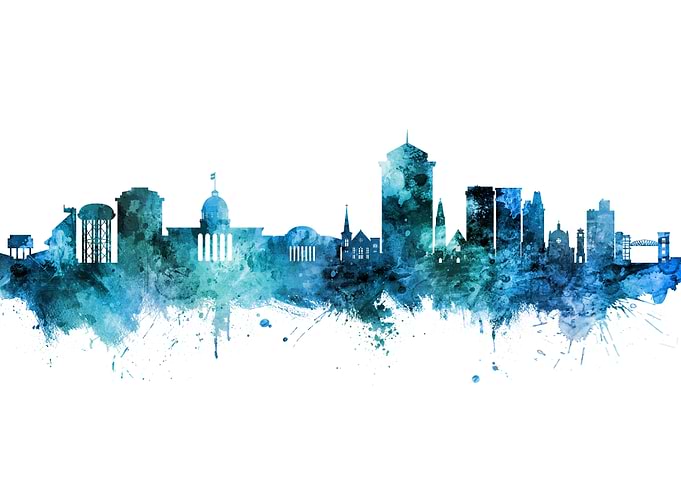 Montgomery Alabama Skyline