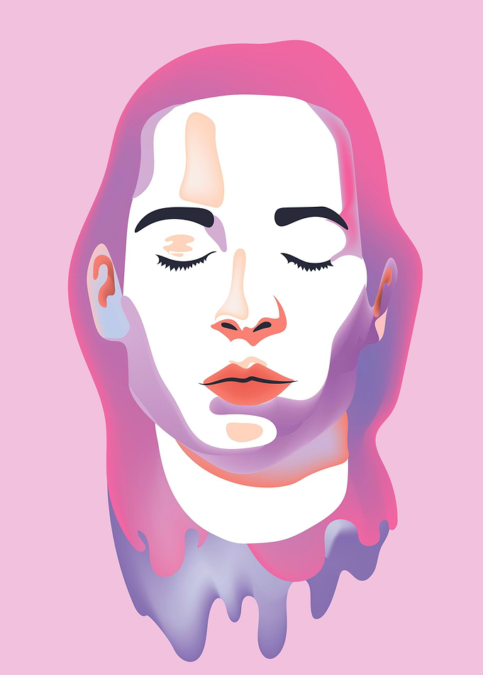 Pink portret
