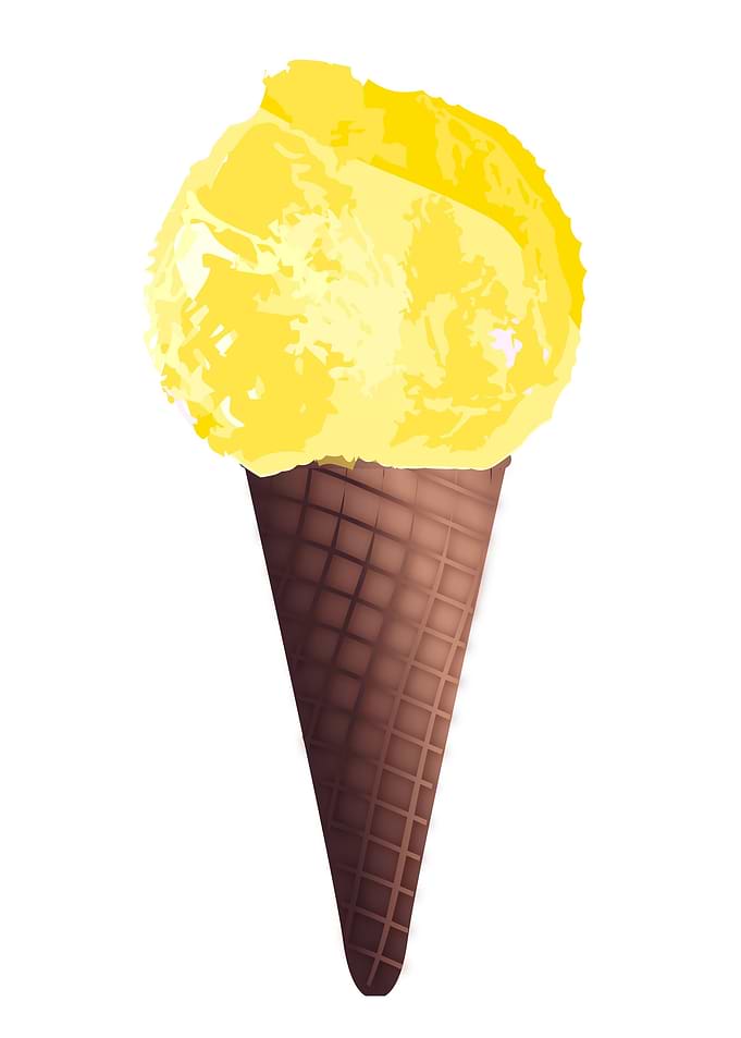 Vanilla Ice Cream Cone
