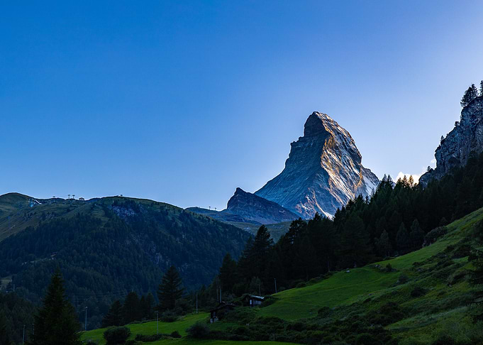 End day at the Matterhorn