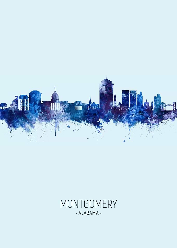 Montgomery Alabama Skyline