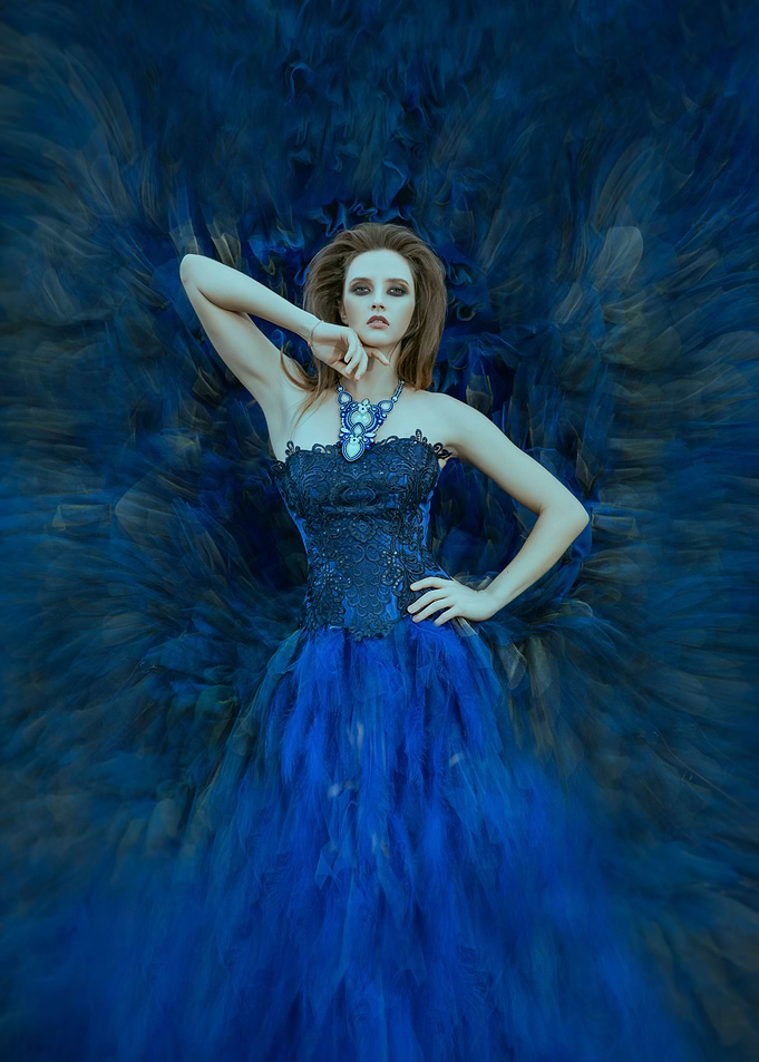 Lady In Blue