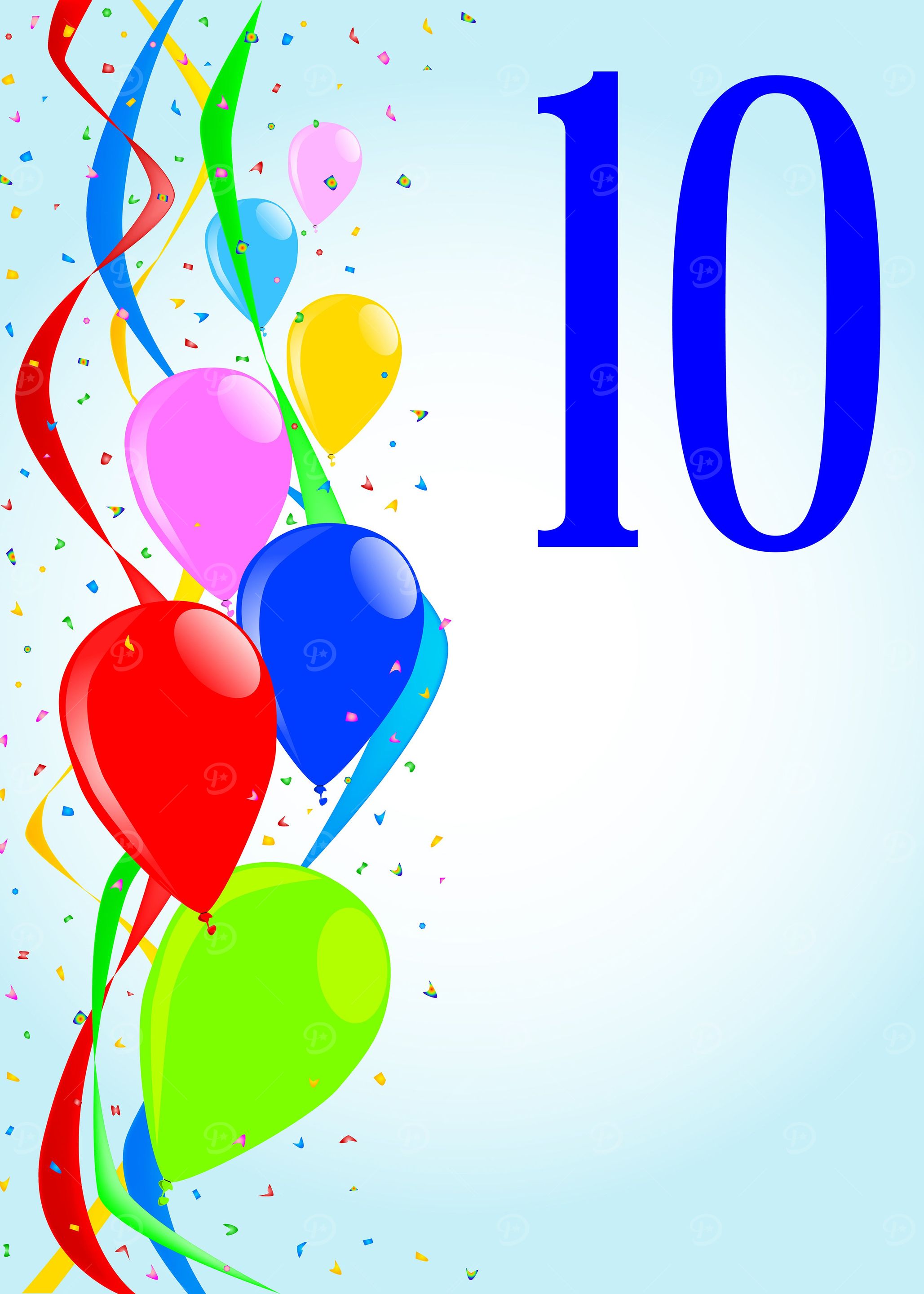 10 Balloons Party
