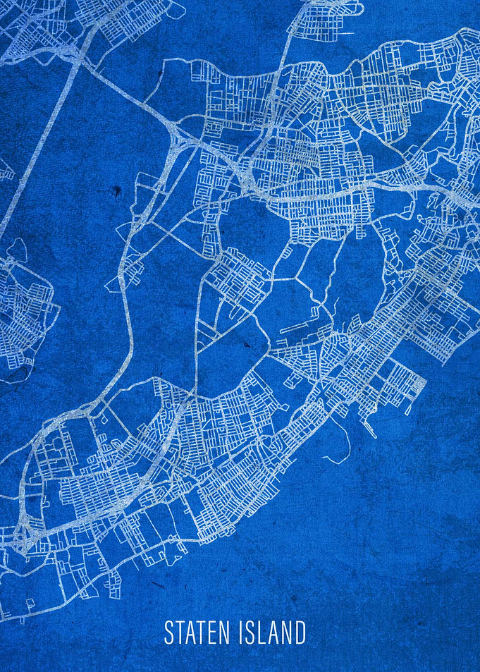 Staten Island New York Map