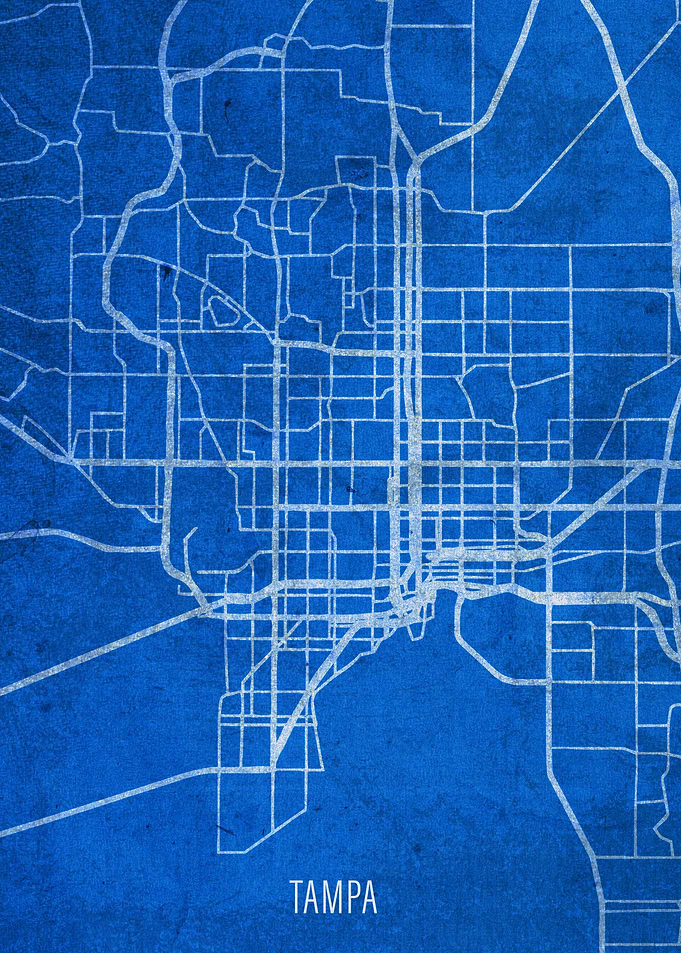 Tampa Florida City Streets