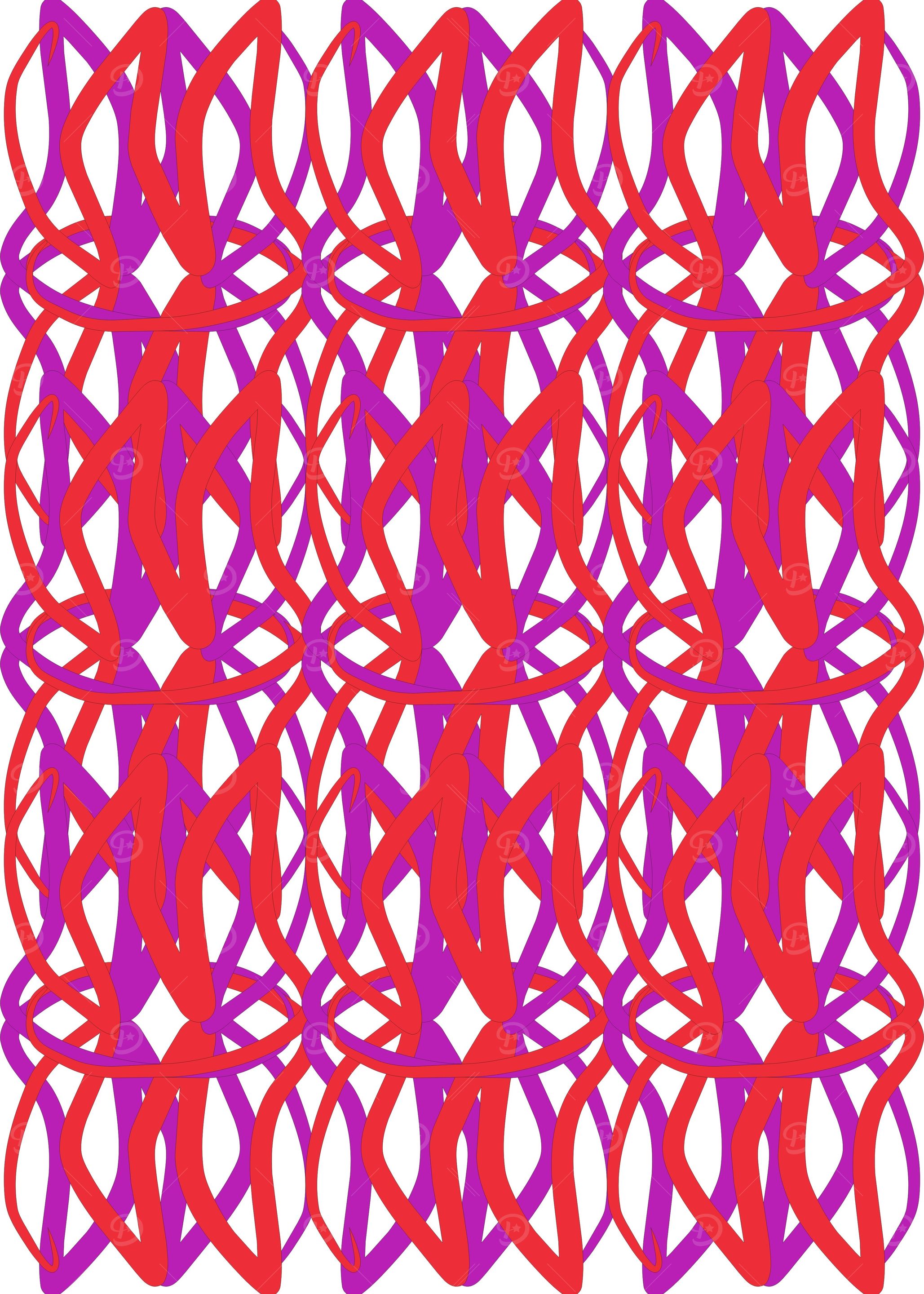 Colorful Ribbon Maze