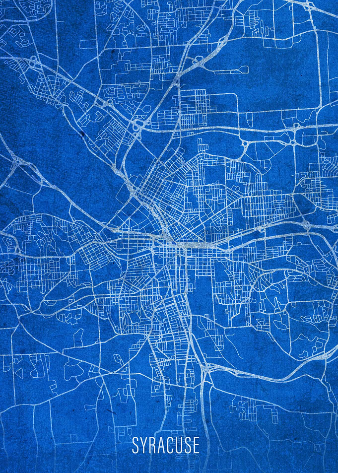 Syracuse New York City Map