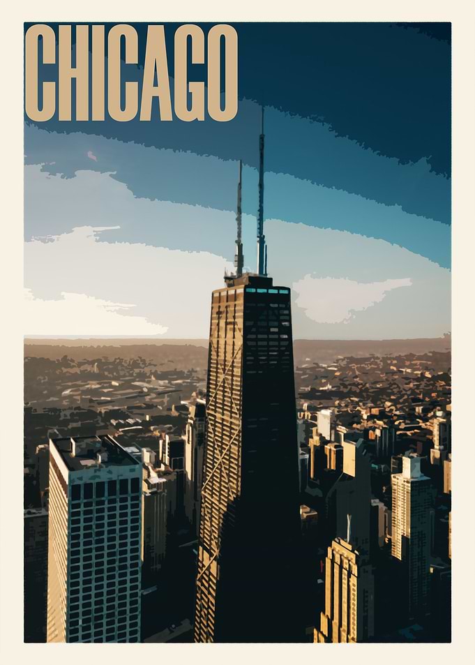 Chicago Vintage Poster
