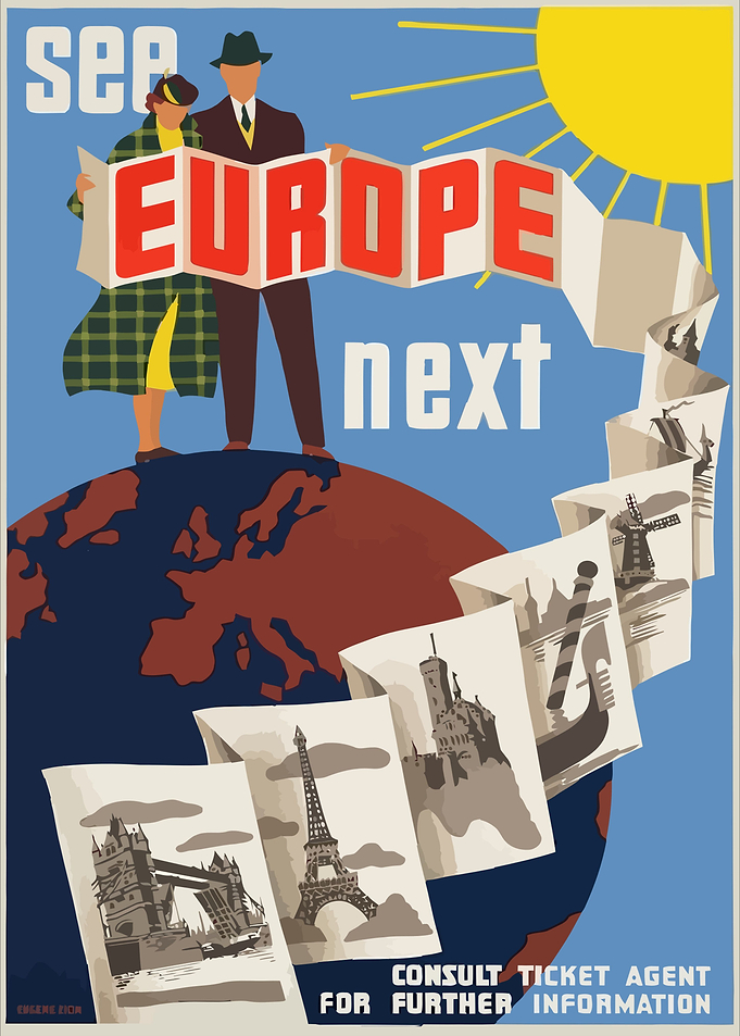 Europe Vintage Poster