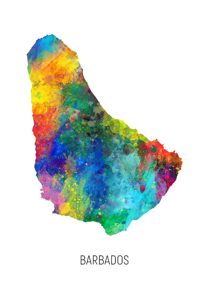 Barbados Map