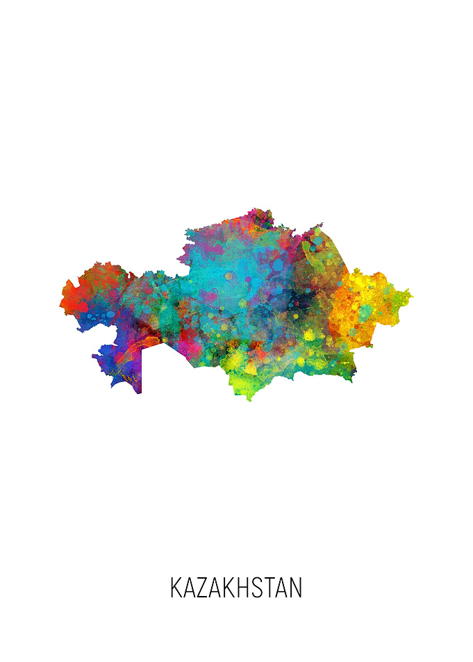 Kazakhstan Map