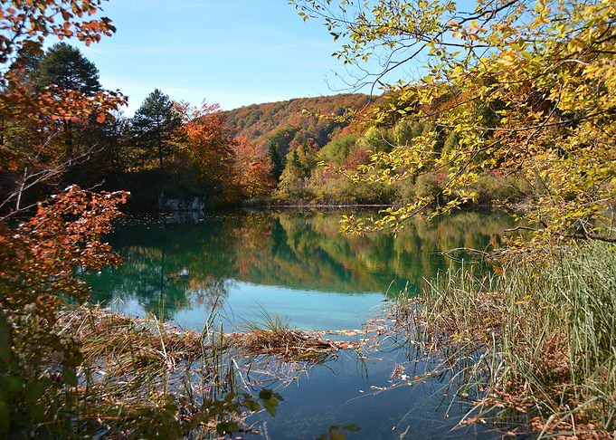 colorful lakes